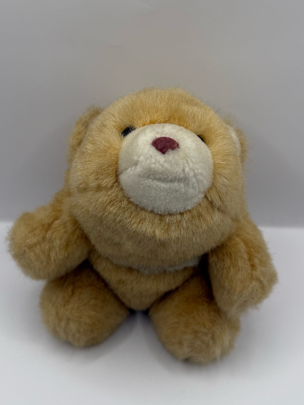Vintage GUND Snuffles Tan Beige Bear Plush Stuffed Animal 7” 1980